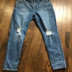 Old Navy Distressed Rockstar Jeans sz 18